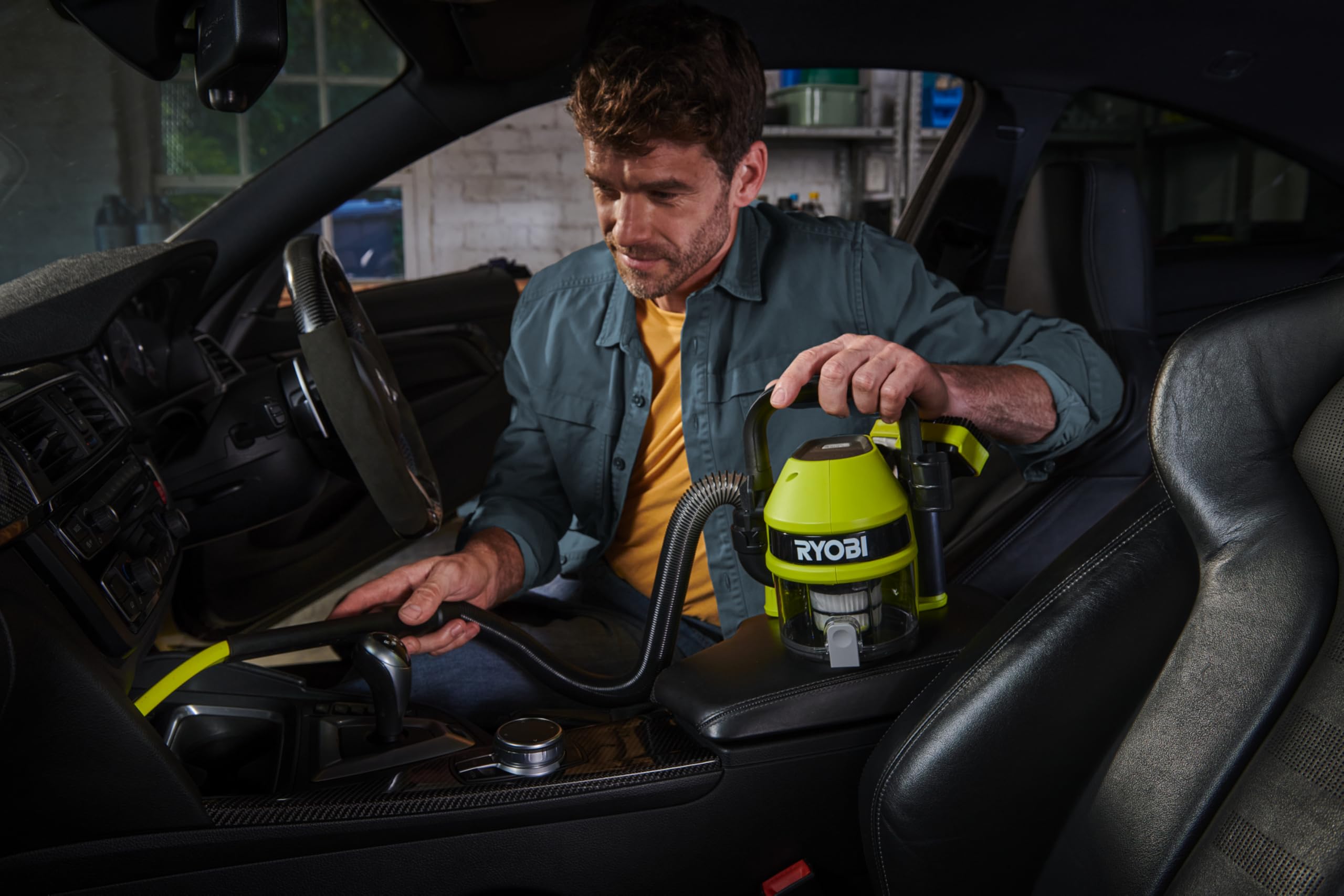 RYOBI Aspirapolvere Auto 18V ONE+, 41 AW, Senza Batteria
