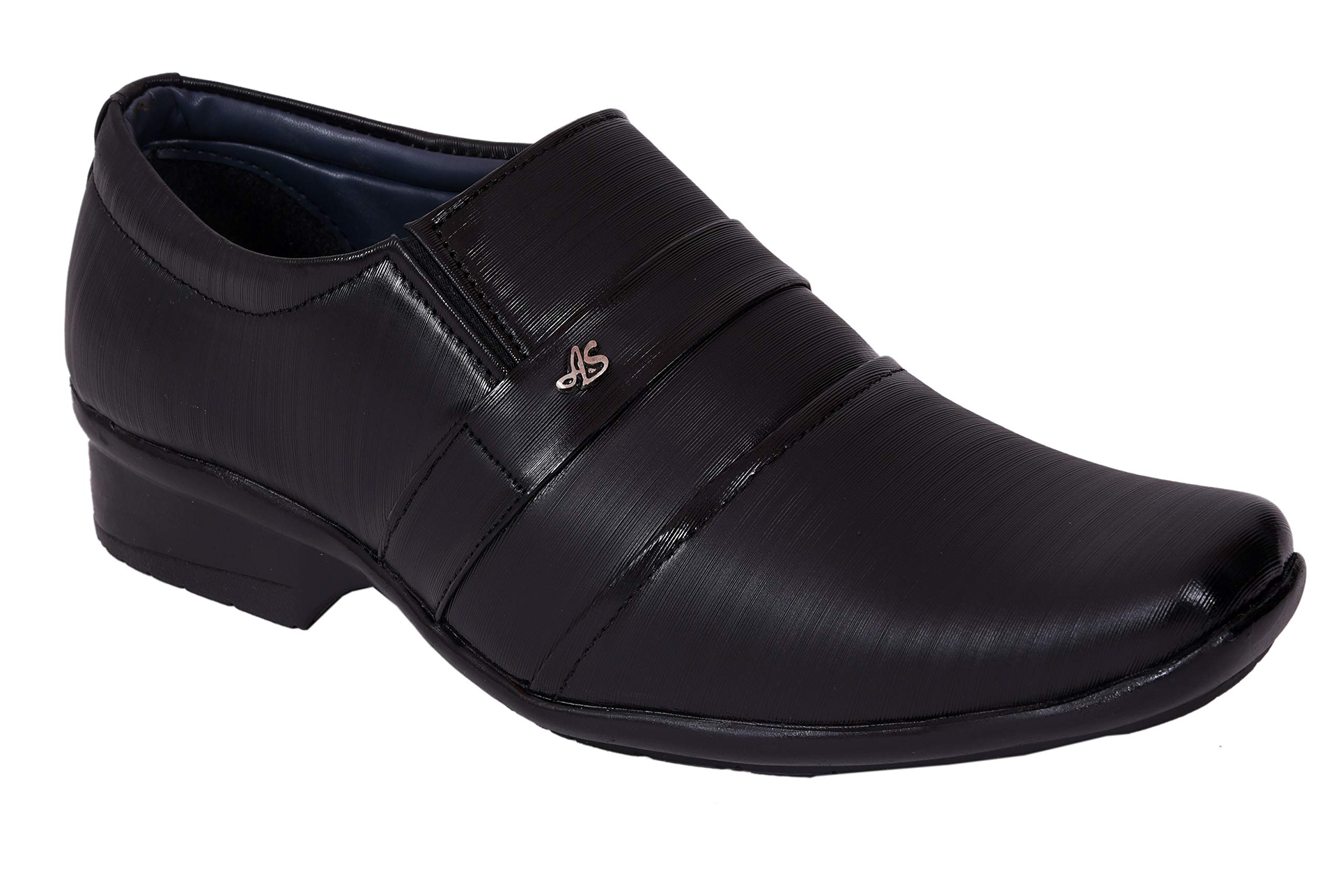 SAIJARA Mens Black Formal/Offical Shoes (7, Black) (B07Q6VQVK7) Amazon Price History, Amazon Price Tracker