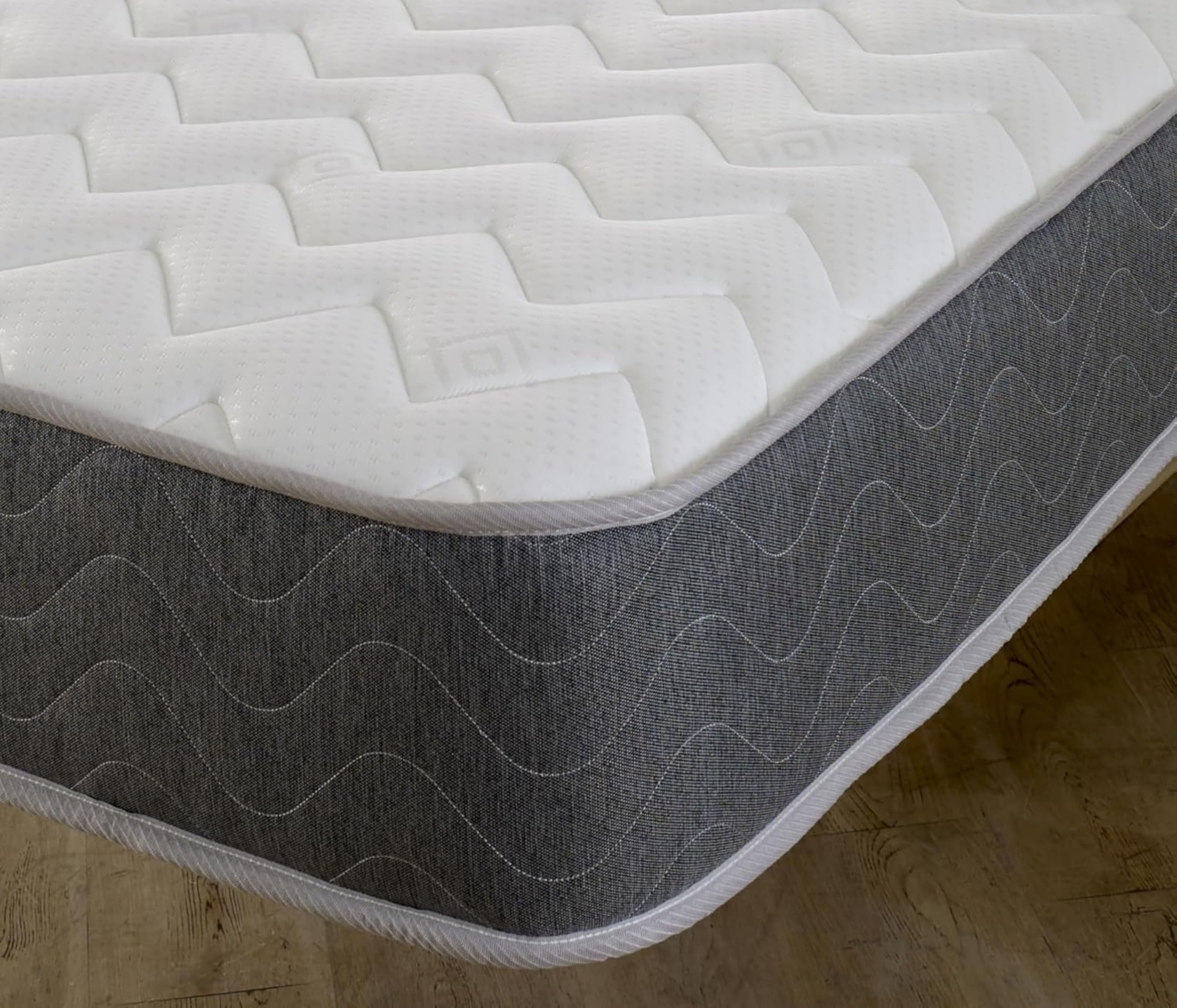eXtreme comfort ltd WaveFlex Hybrid Shorty Mattress 75 x 175cm, 18cm Memory Foam & Open Coil Spring, Plush Medium Soft Feel, Made in UK