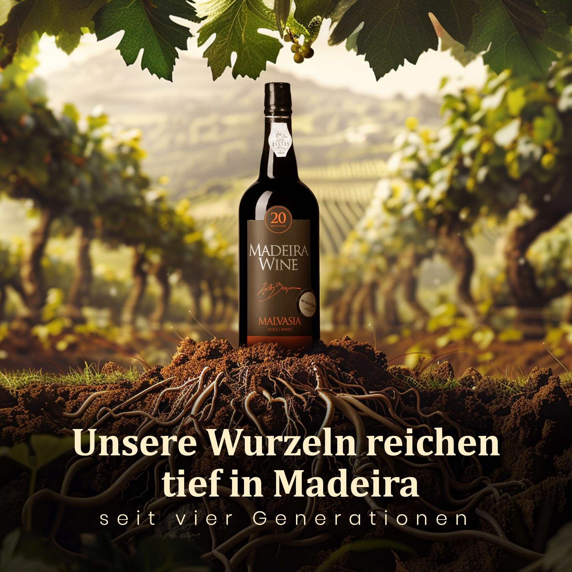 HM Borges, Madeira Wein, 20 Years, sweet, malvasia, 0,75l
