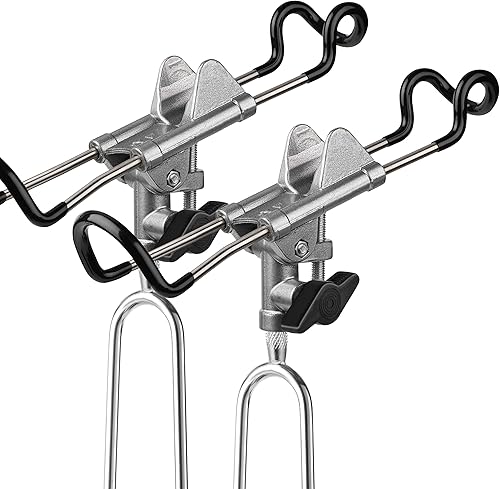 Miniatura 8 de PLUSINNO Soportes para caña de pescar para pesca de banco, soportes mejorados para caña de pescar para suelo, playa, equipo de soporte de caña de