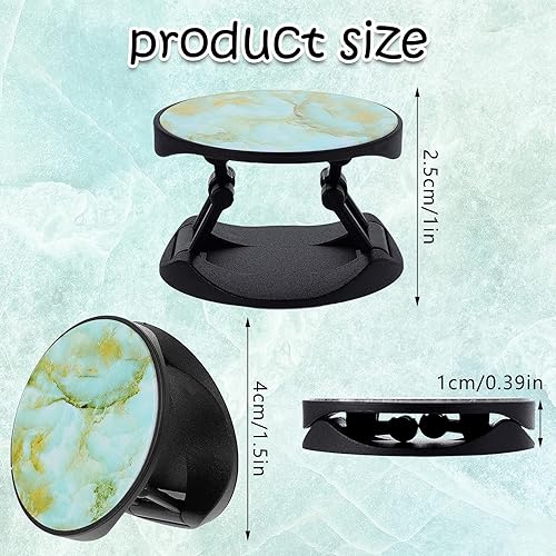 Miniatura 10 de Soporte plegable para teléfono celular, 9 piezas, colorido, autoadhesivo, sublimación, para teléfono inteligente y tabletas (estilo sirena)