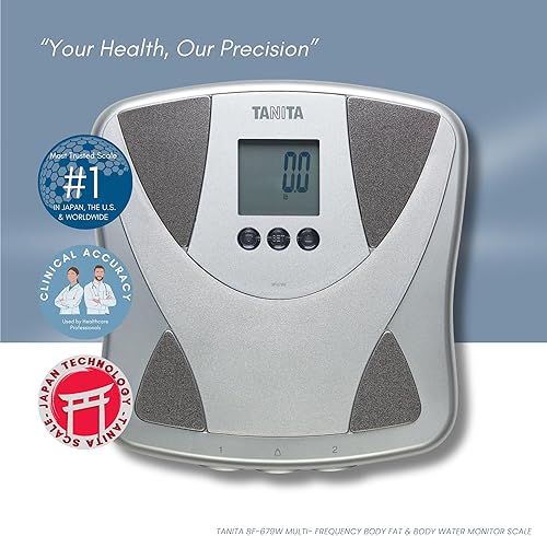 Miniatura 3 de Tanita BF679W báscula con control de grasa corporal y cantidad de agua en cuerpo