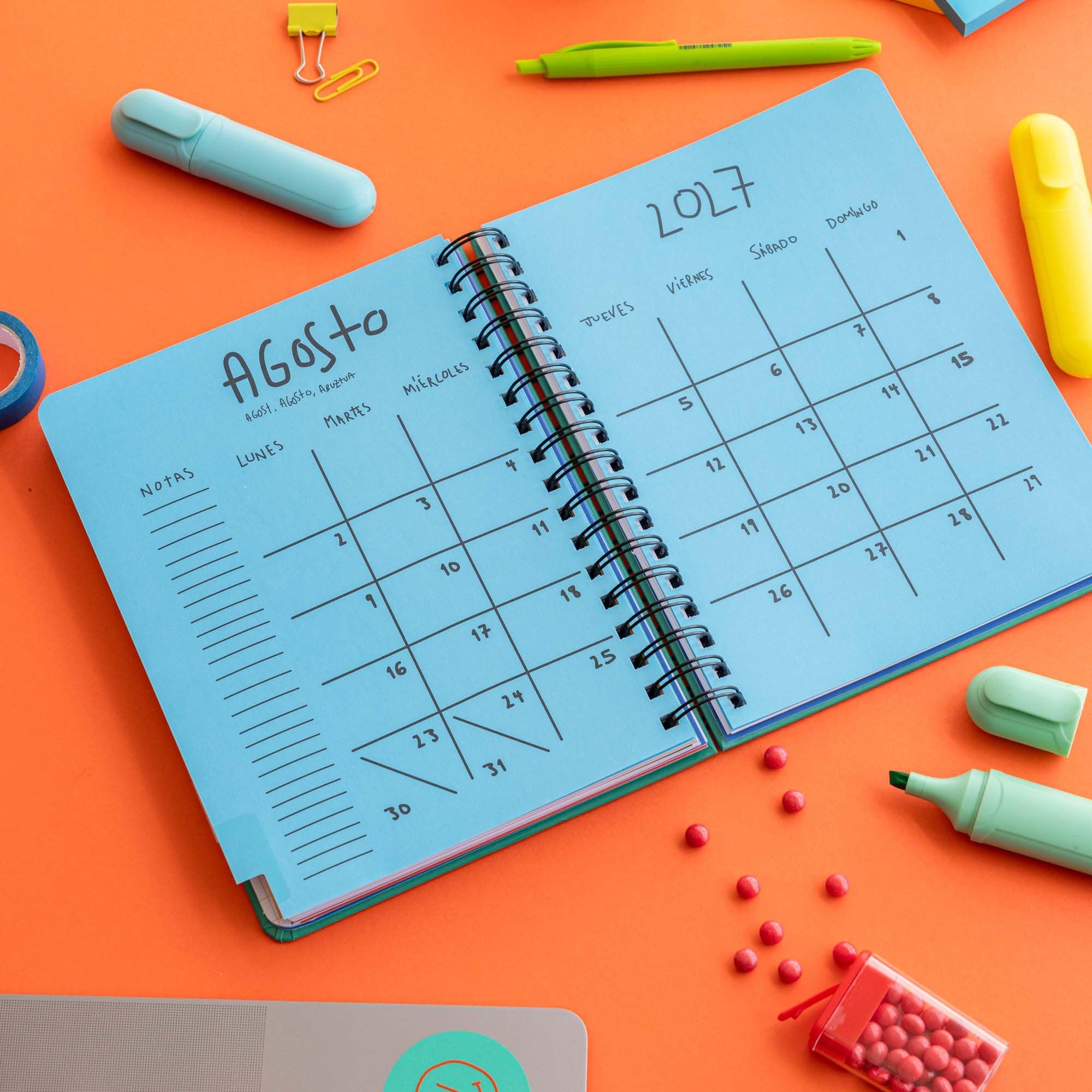 Agenda escolar semanal 2026-2027 La de Girona (TANTANFAN)