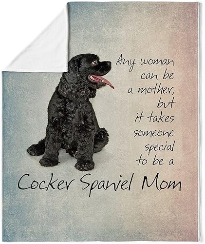 Miniatura 3 de CafePress Cocker Spaniel - Manta de forro polar súper suave, 60 x 50 pulgadas