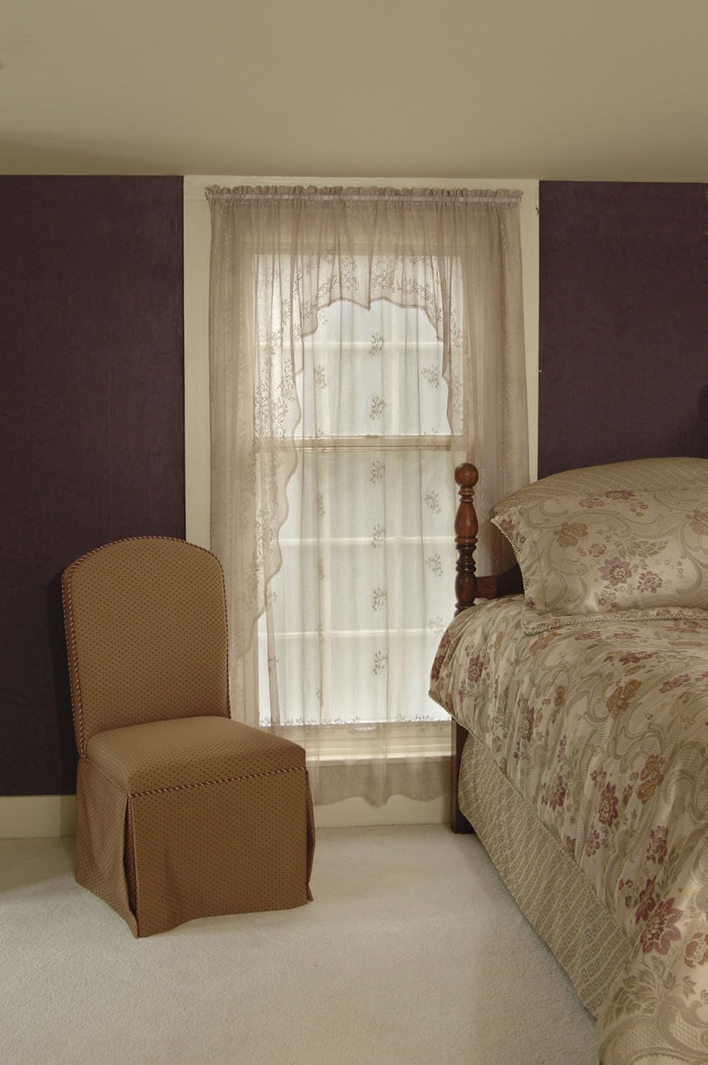 Top Brands Heritage Lace, Ecru Sheer Divine 60x84 Panel, 60 by 84-Inch Hot Deals Heritage Lace, Ecru Sheer Divine 60x84 Panel, 60 by 84-Inch