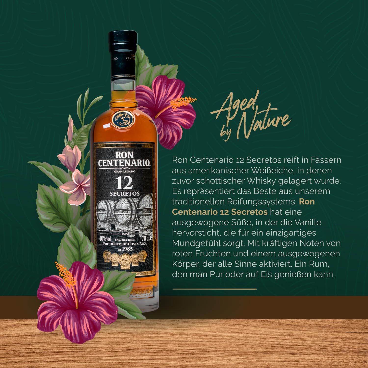 Ron Centenario GRAN LEGADO 12 Rum 40% Vol. 0,7l