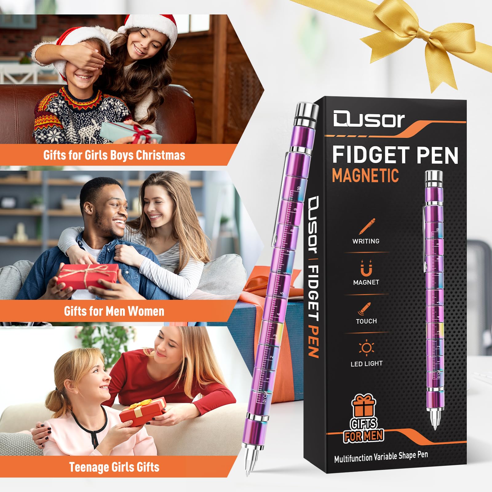 Magnetica Fidget Pen, idee Regalo Femmina Uomo Compleanno Penna Magnetica, Regali per Lui/Lei, Regali Teenager