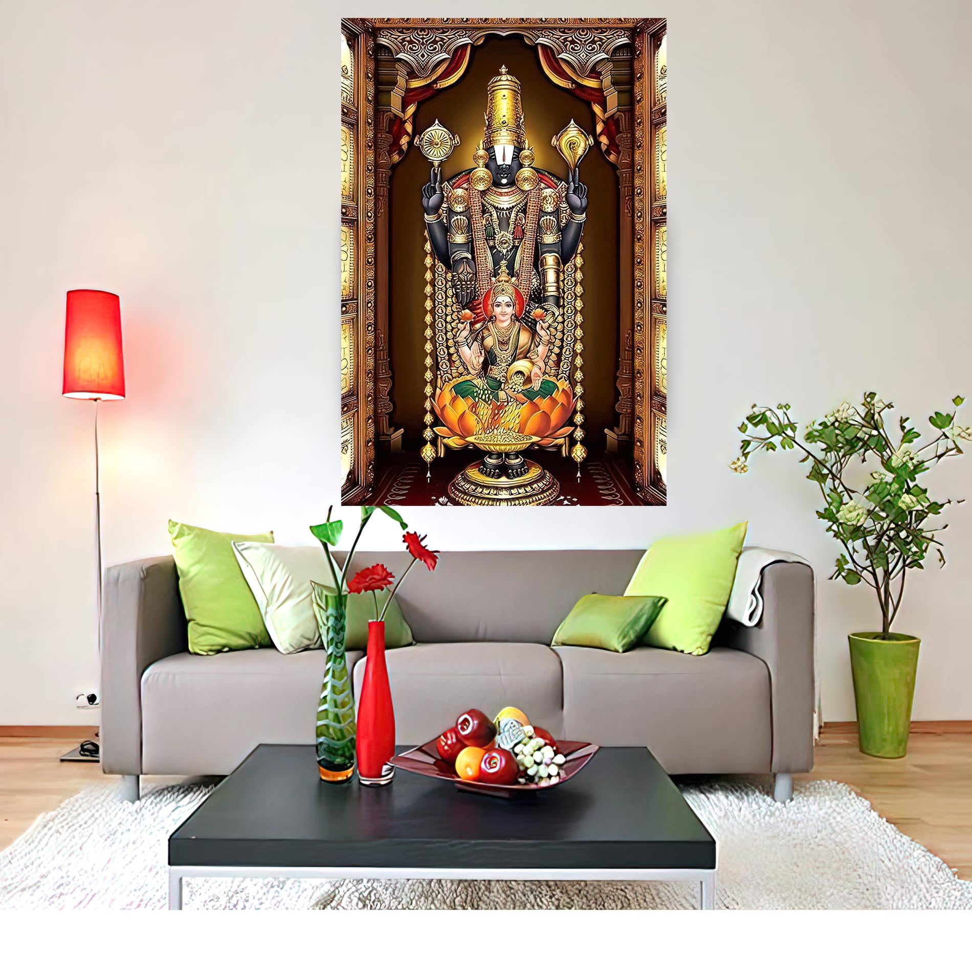 Tirupati Balaji Poster - Lord Murugan Wall Art -3 Tirupati Balaji Poster - Lord Murugan Wall Art -3