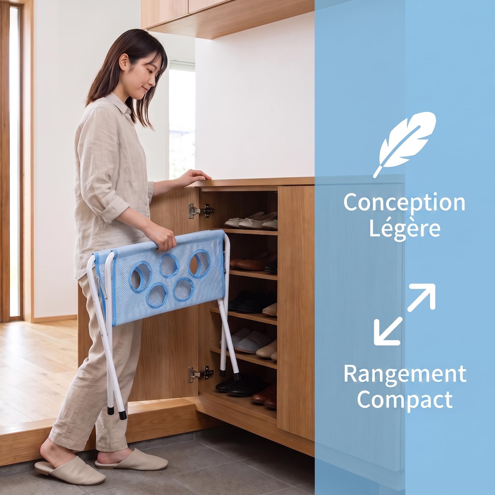 Table de Toilettage pour Chiens et Chats, Table de Soin Pliante pour Petits Animaux avec Tissu Mesh Respirant, 8 Ouvertures pour Les Pattes, Structure en Acier, Jusqu'à 10 kg(Bleu)
