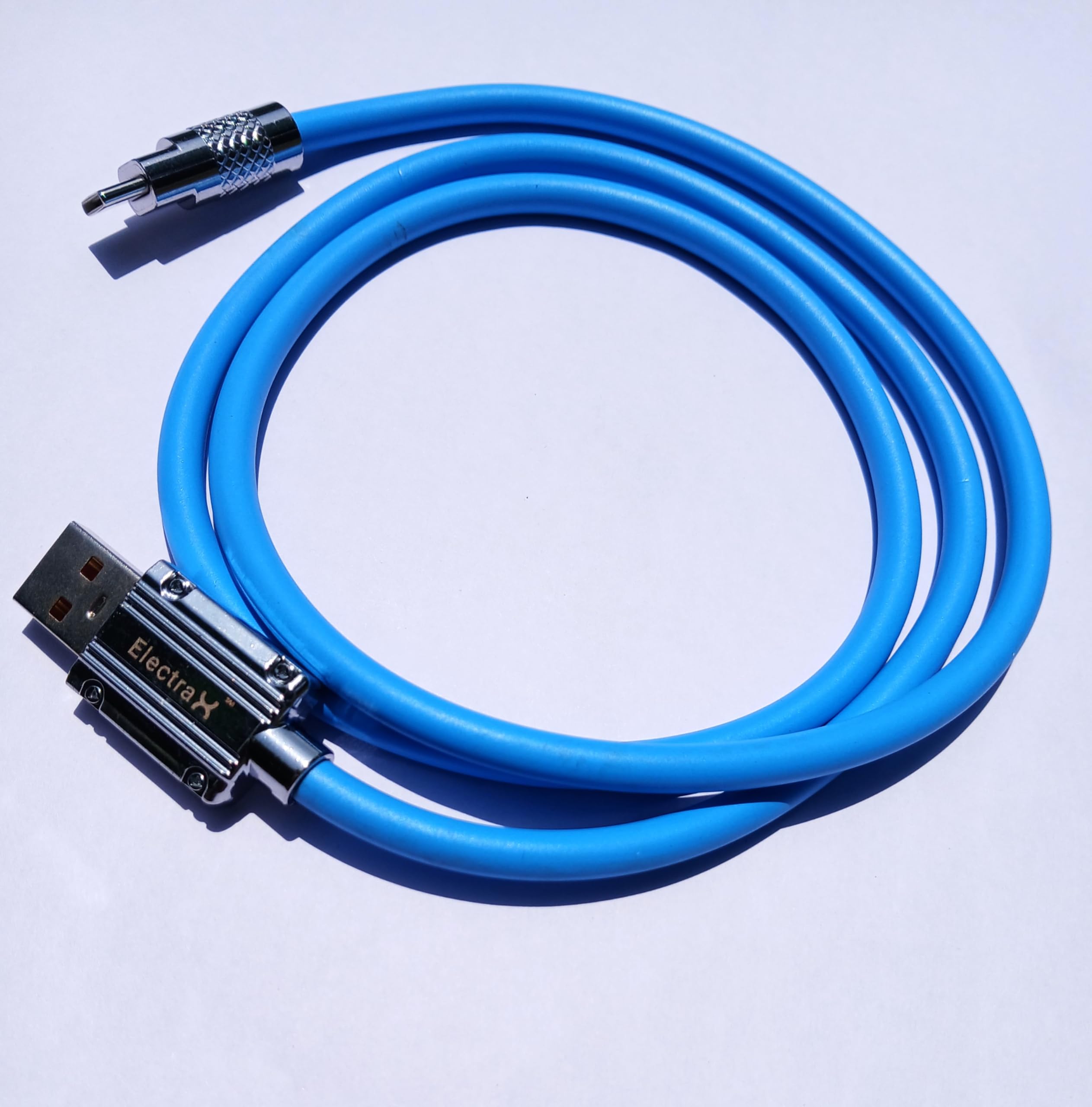 ElectraX Heavy Duty 1M Usb to Type-C Cable | Supports 120W/6.0A Super Fast Charging | 480Mbps Data Sync for Various Type C Devices, Including Smartphones, Tablets, and Laptops (Blue) (B0DCXJ71VH) Amazon Price History, Amazon Price Tracker