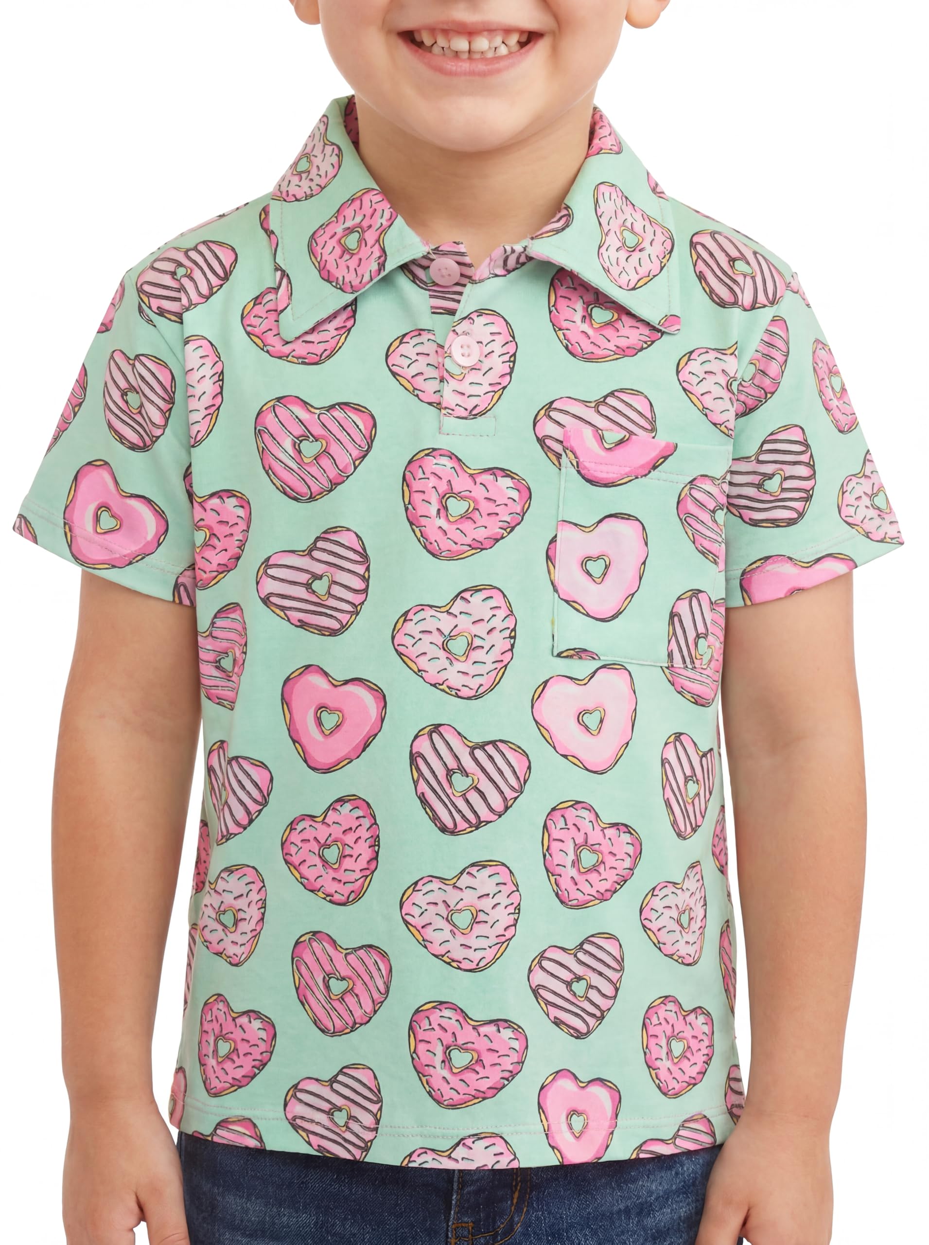Unique Baby Moisture Wicking Kids Polo Shirts for Toddler Boys Polo Shirt
