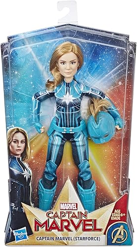 Miniatura 2 de Marvel Captain Marvel Captain Marvel (Starforce) Muñeca de superhéroe con accesorio para casco (a partir de 6 años)