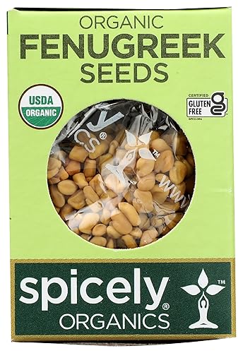 Semillas de alholva orgánicas picantes 045 oz certificadas sin gluten