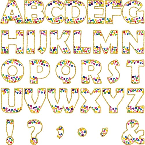 Vista 57 de Qyeahkj 150 letras grandes de 6 pulgadas para tablón de anuncios de Navidad para aula, tablero de anuncios de letras rojas y verdes, decoraciones