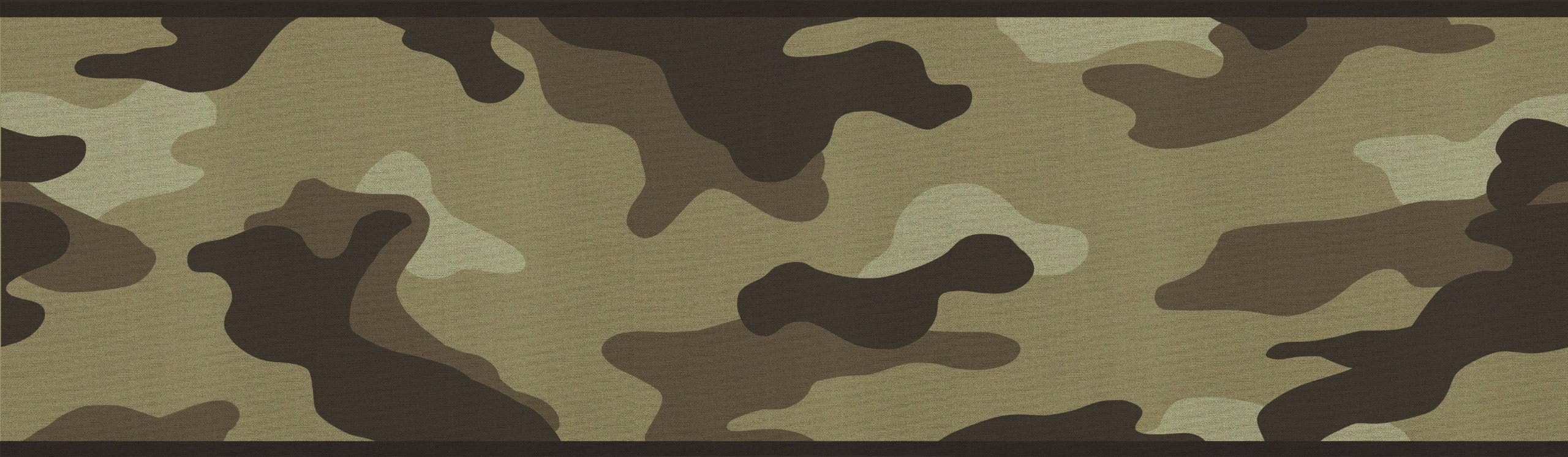 Camouflage Camo Wallpaper Wall Border - Desert