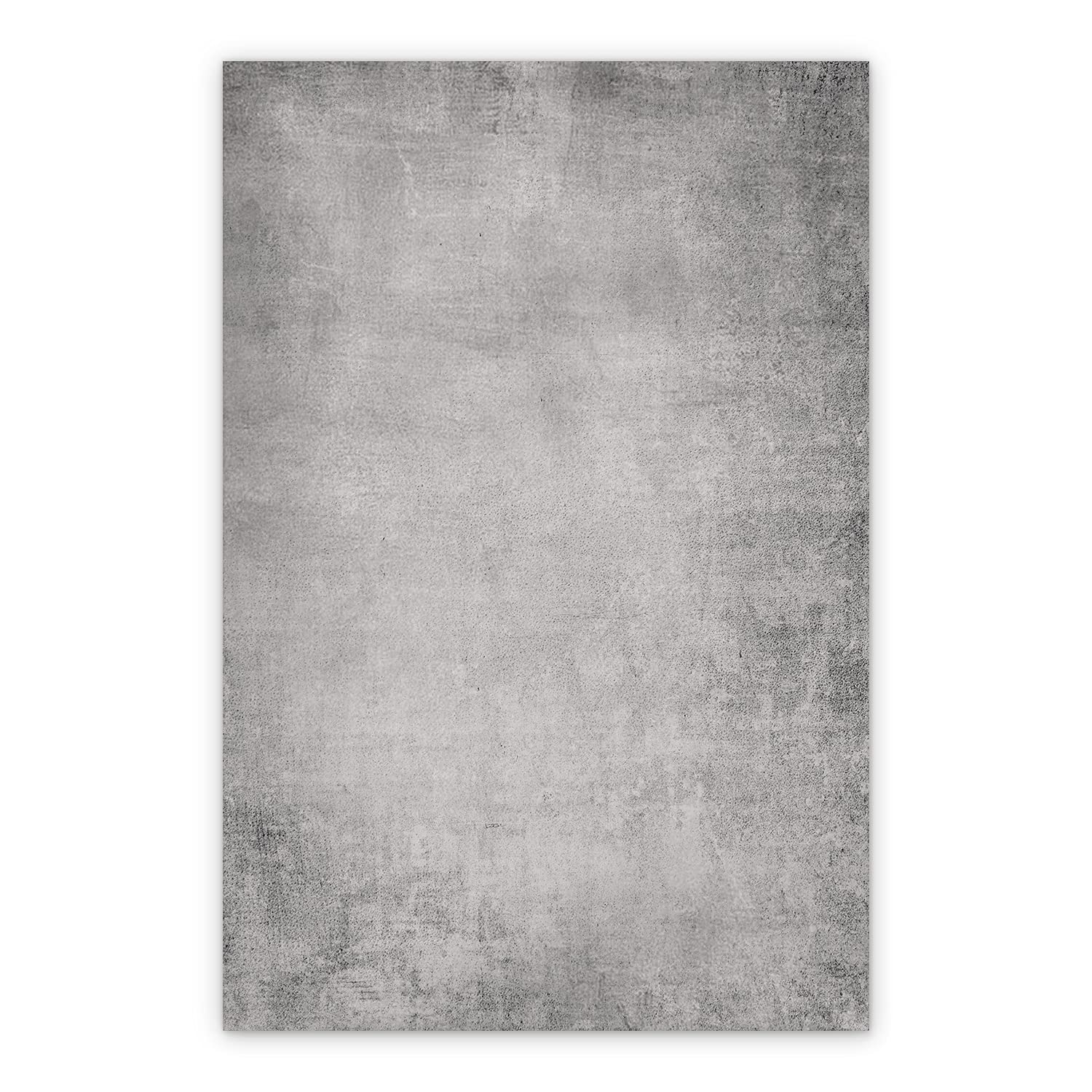 BirdsEcho Tapis en Vinyle de Bain 80x198cm De Salle à Manger PVC Tapis en LinoléumCouverture de Cuisine - Texture concrète