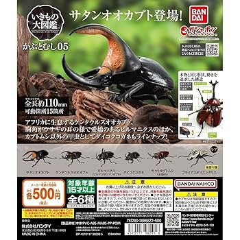 Amazon.co.jp: 未組立いきもの大図鑑 かぶとむし05