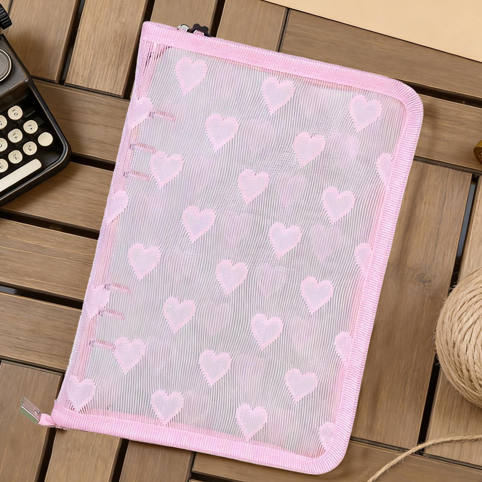 Álbum de Fotocartas Cierre con Cremallera, Estuche de Almacenamiento A5 | Fundas de Hojas Sueltas para Álbum de Fotos Para Mochila Viaje Clase Adolescentes Niñas