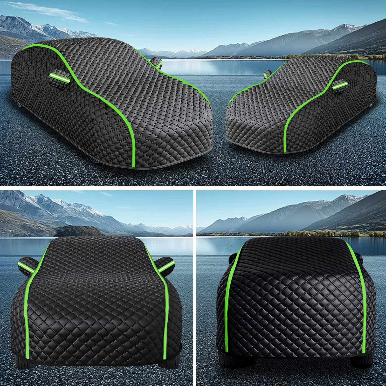 Funda Coche Antigranizo para BYD Dolphin (2023-2026) Electric Hatchback,Cubre Funda Coche Exterior,5 Capas de Algodón Grueso,Protección Total contra Granizo,Nieve,Lluvia,Polvo,Resistente dhd5