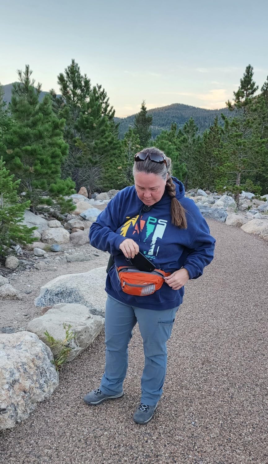 ALPS Mountaineering Stash Waist Pack – Lightweight Ripstop Fanny Pack with Adjustable Strap, Multiple Zippered Pockets & Padded Back – Compact Travel, Hiking, and Everyday Belt Bag - Image 8