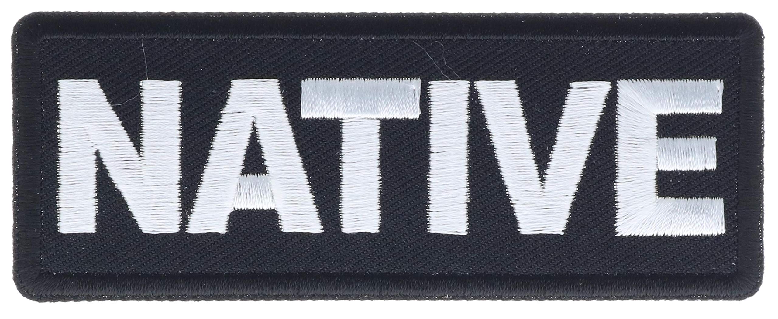 Native 4" Embroidered Hat Patch IVANP6187k