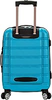 Vista 42 de Rockland - Maleta de viaje Melbourne, rígida y expandible, con ruedas giratorias, Azul