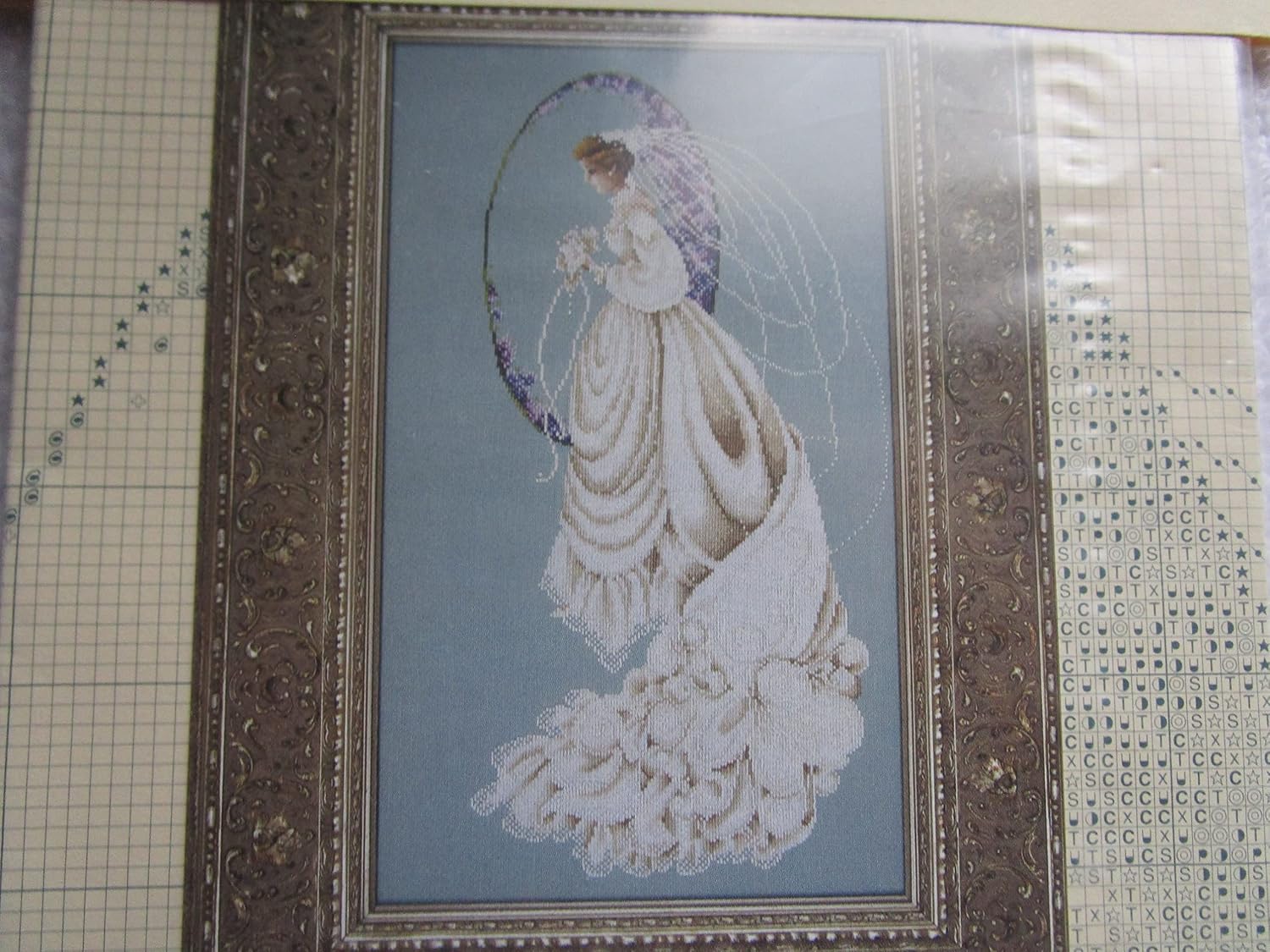 Spring Bride Cross Stitch Chart