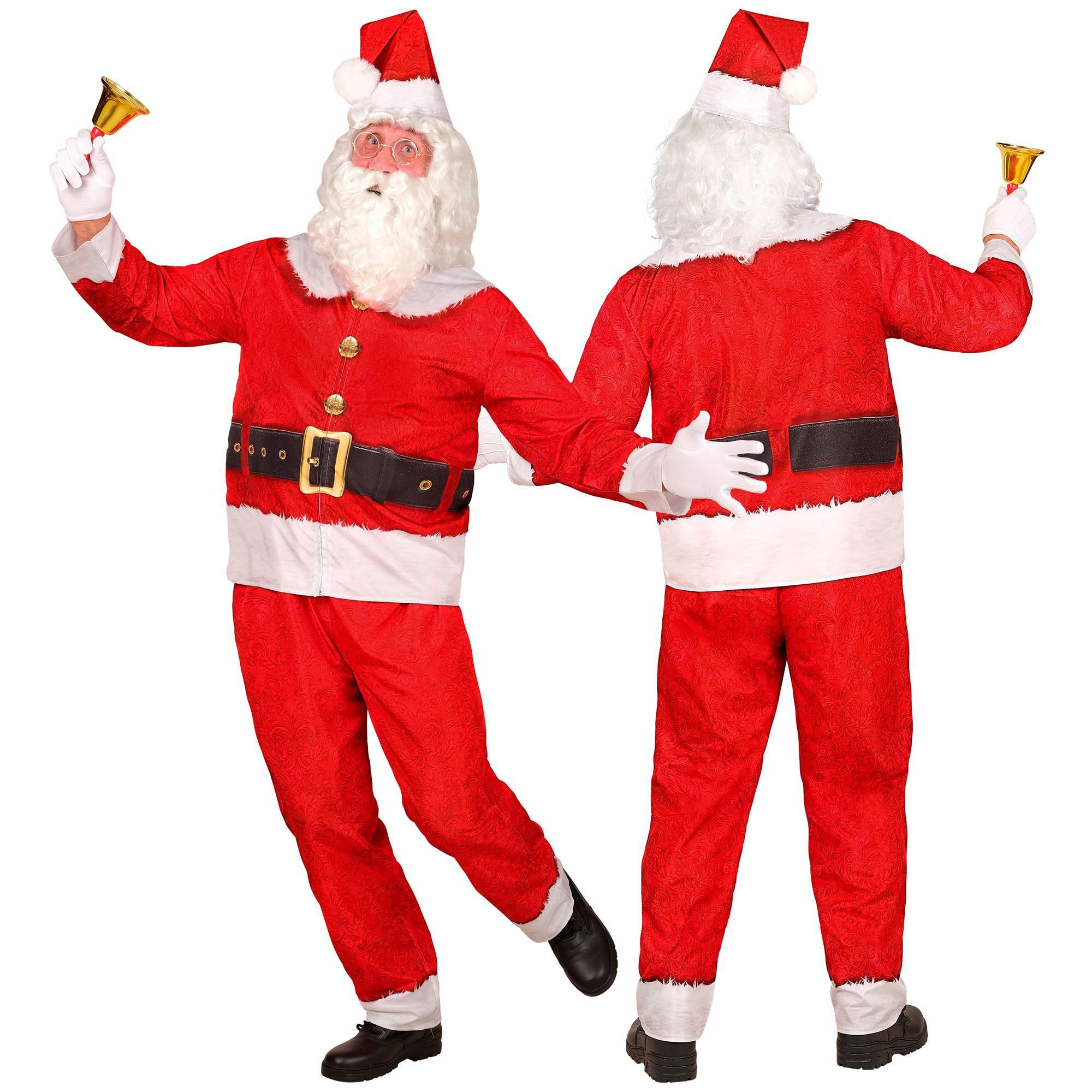 W WIDMANN MILANO Party Fashion 15852 Weihnachtsmann Fast Costume Santa Claus, red, M - Image 3