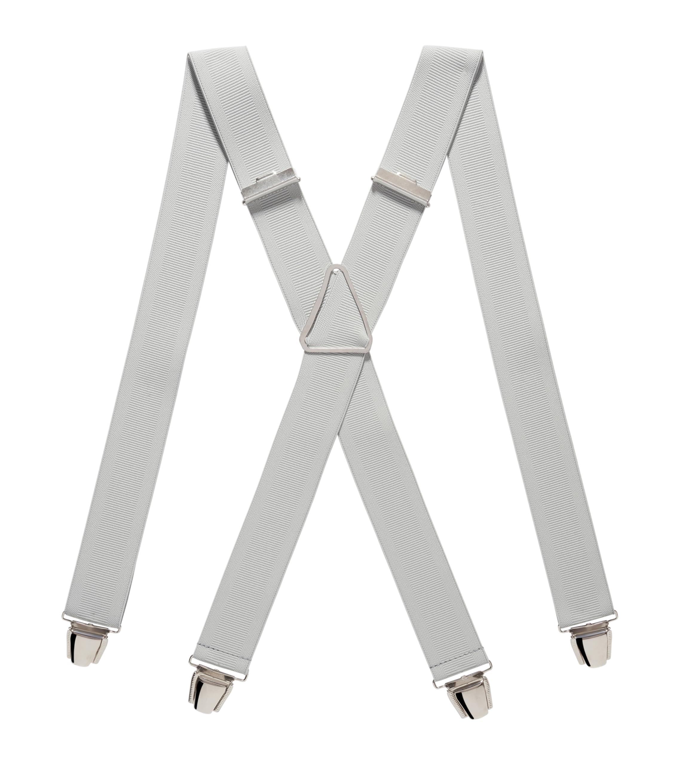 PIERROT Tirantes para Hombre - Clips Extra Fuerte - Sólidos y Artesanales para Hombres Garantía de por vida - Tirantes para Pantalones - Una Talla Para Todos