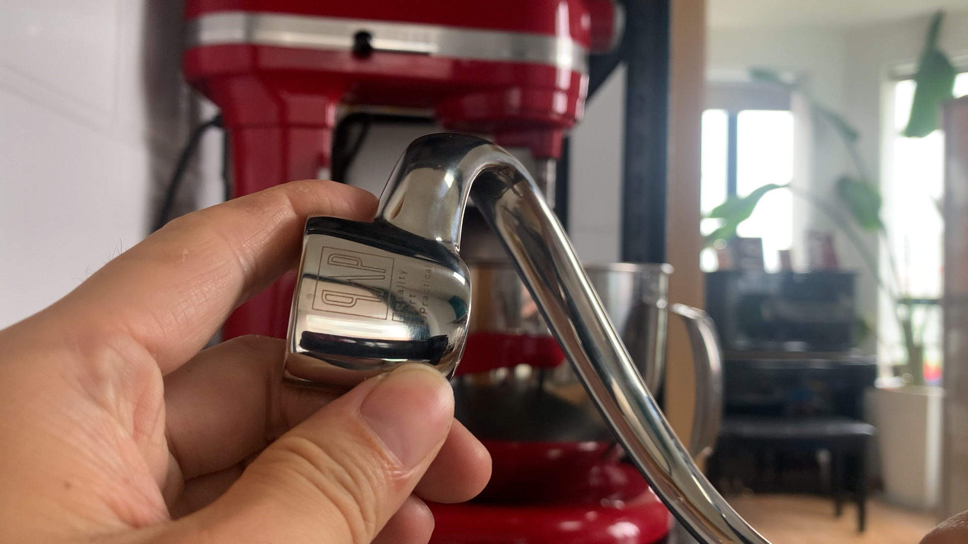 qAp quality art Practical Roestvrijstalen spiraalvormige deeghaak vervanging voor KitchenAid 5Plus & 6QT Bowl-Lift Stand Mixers, Roestbestendig & Gemakkelijk Reinigen, Efficiënt Kneden voor Brood