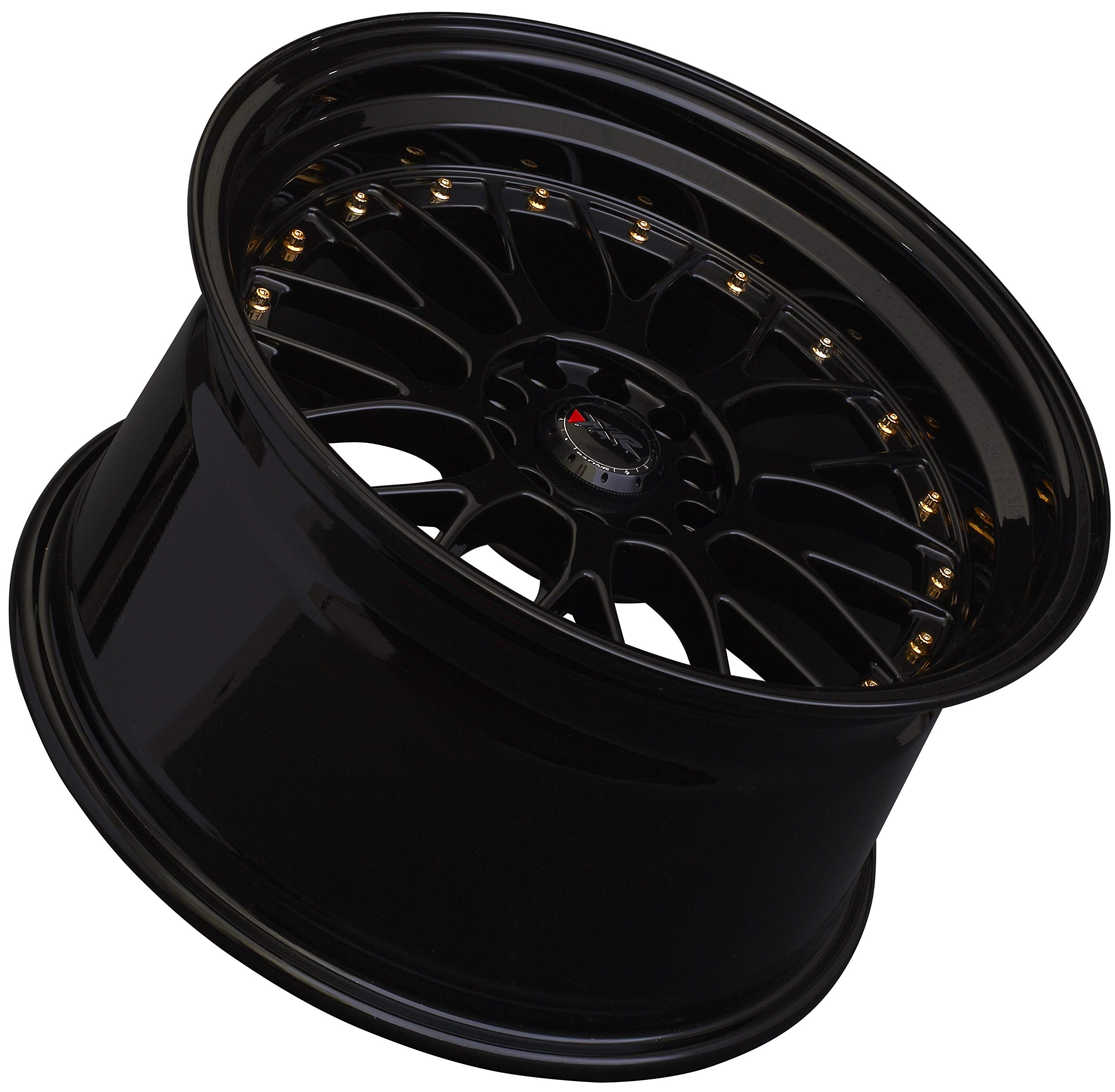 Amazon.co.jp: XXR 521 ブラック/ゴールド リベットホイール 塗装済み 