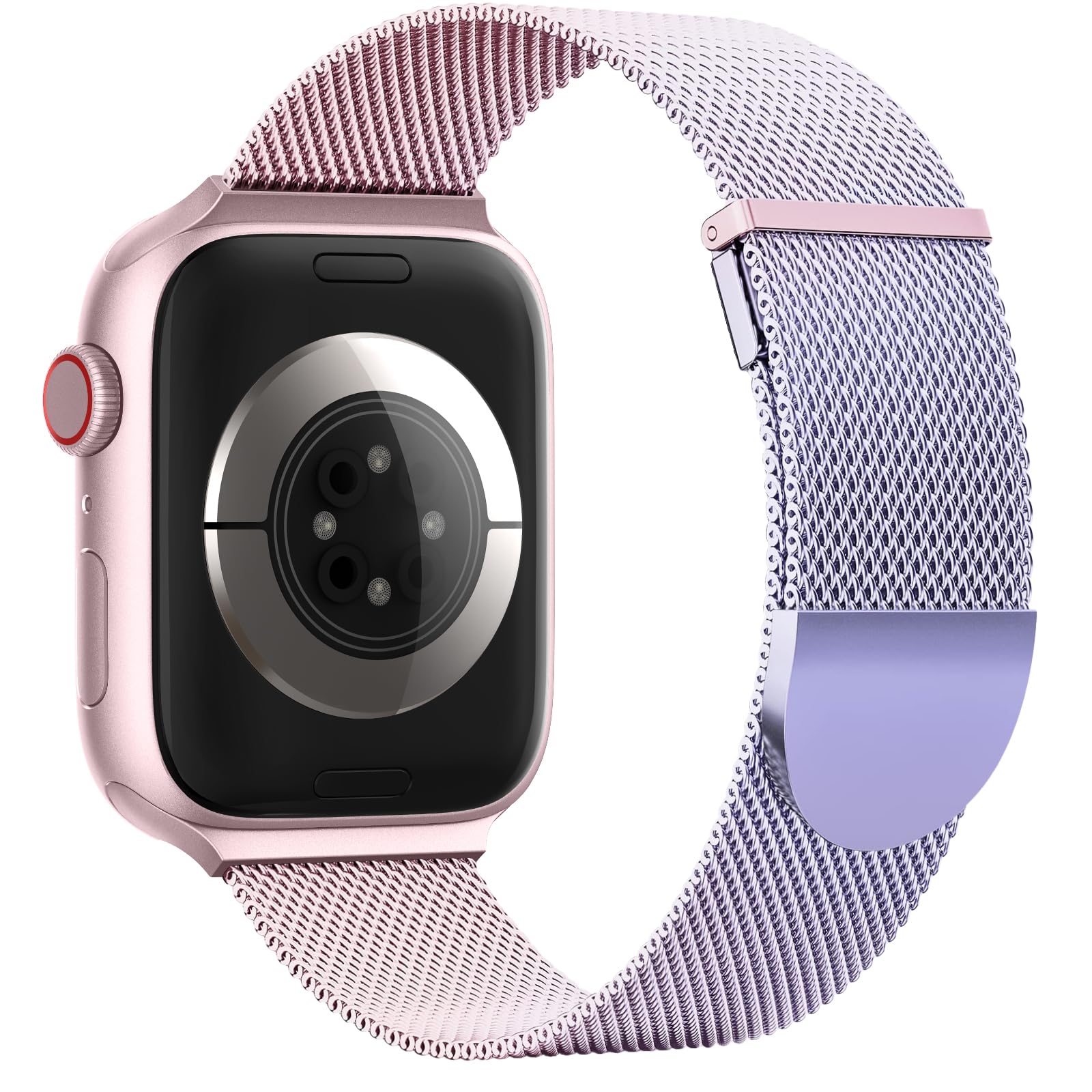 Higgs Strap Compatible with Apple Watch Straps 42mm 46mm 45mm 44mm 41mm 40mm 38mm 49mm for Women Men, Dual Magnetic Adjustable Metal Band for iWatch Series 11 10 9 8 7 6 5 4 SE Ultra 3 2 1 — view 19