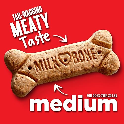 Miniatura 32 de Milk-Bone Original Dog Treats Galletas para perros grandes, 10 libras