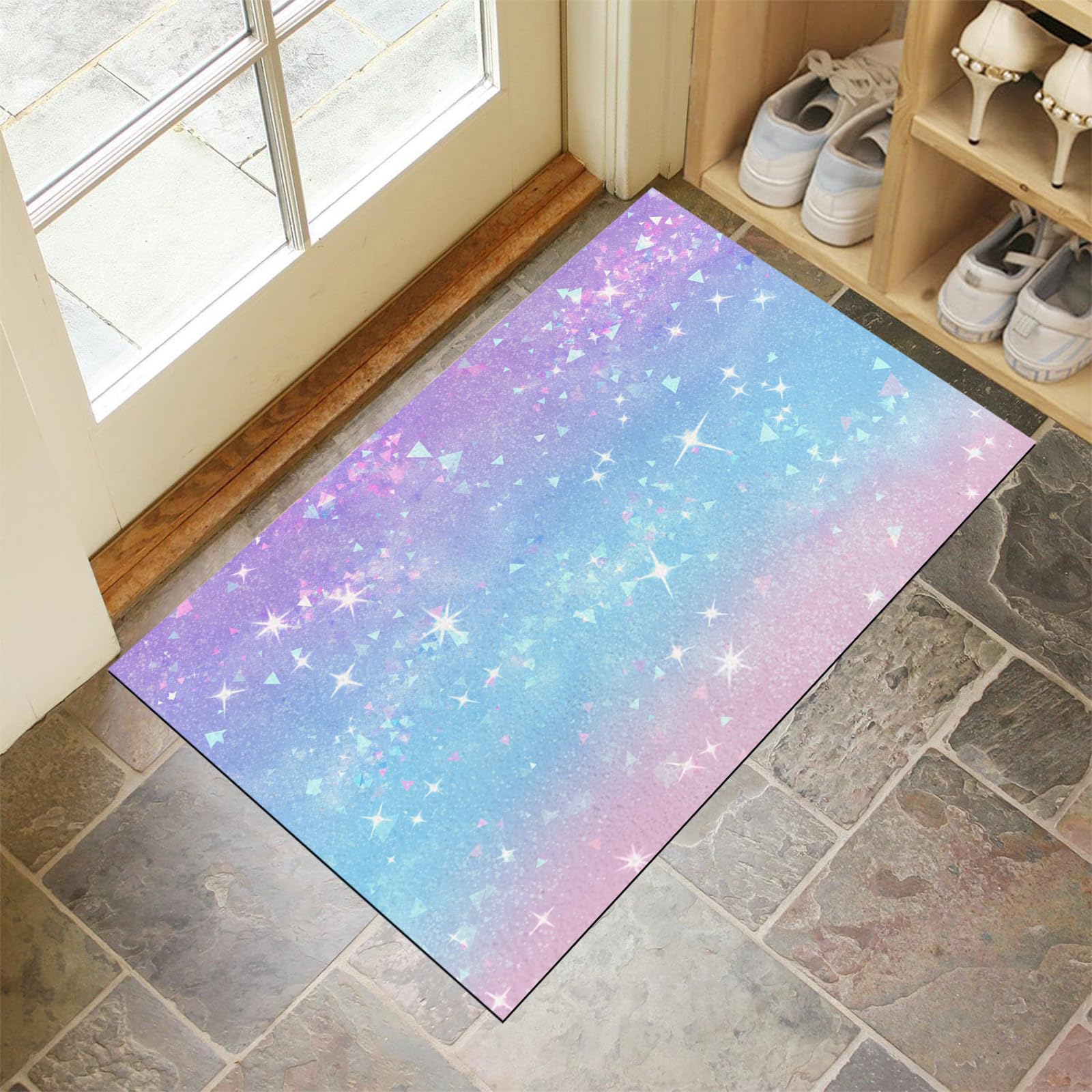Paillasson intérieur entrée absorbant pour couloir et jardin