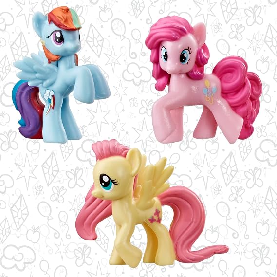 My Little Pony Toy Rainbow Equestria Favorites 10 Figure Collection, for Kids Ages 3 Years Old and Up