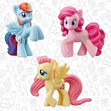 My Little Pony Toy Rainbow Equestria Favorites 10 Figure Collection, for Kids Ages 3 Years Old and Up