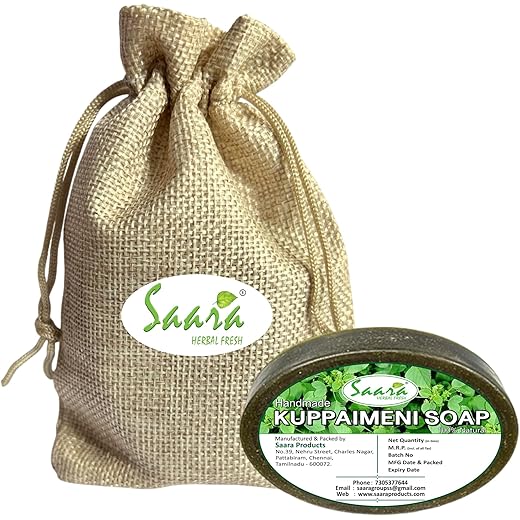 Saara Herbal Fresh Kuppaimeni Soap 90g - Detoxify