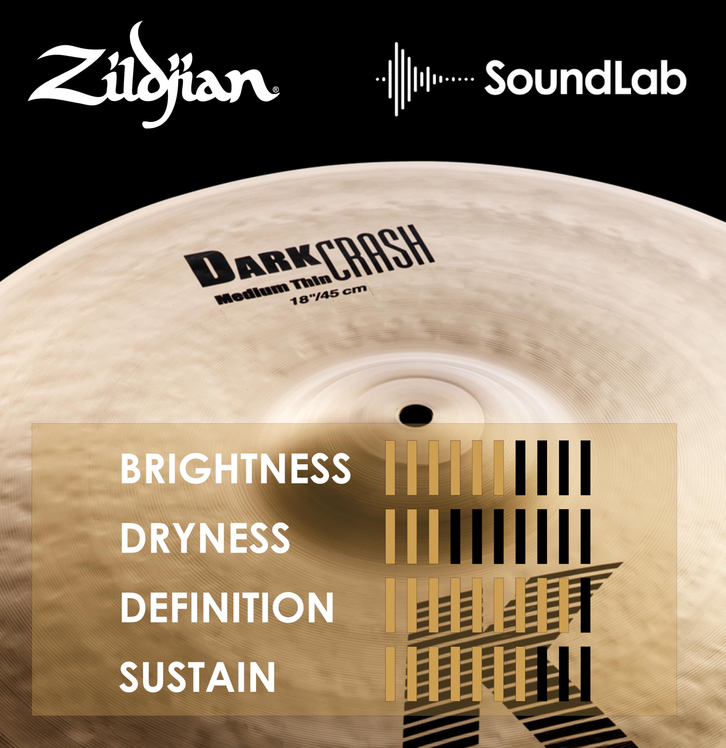SG00001 Zildjian/18 K DARK Thin CRASH クラッシュシンバル [0000000000417] Zildjian 18