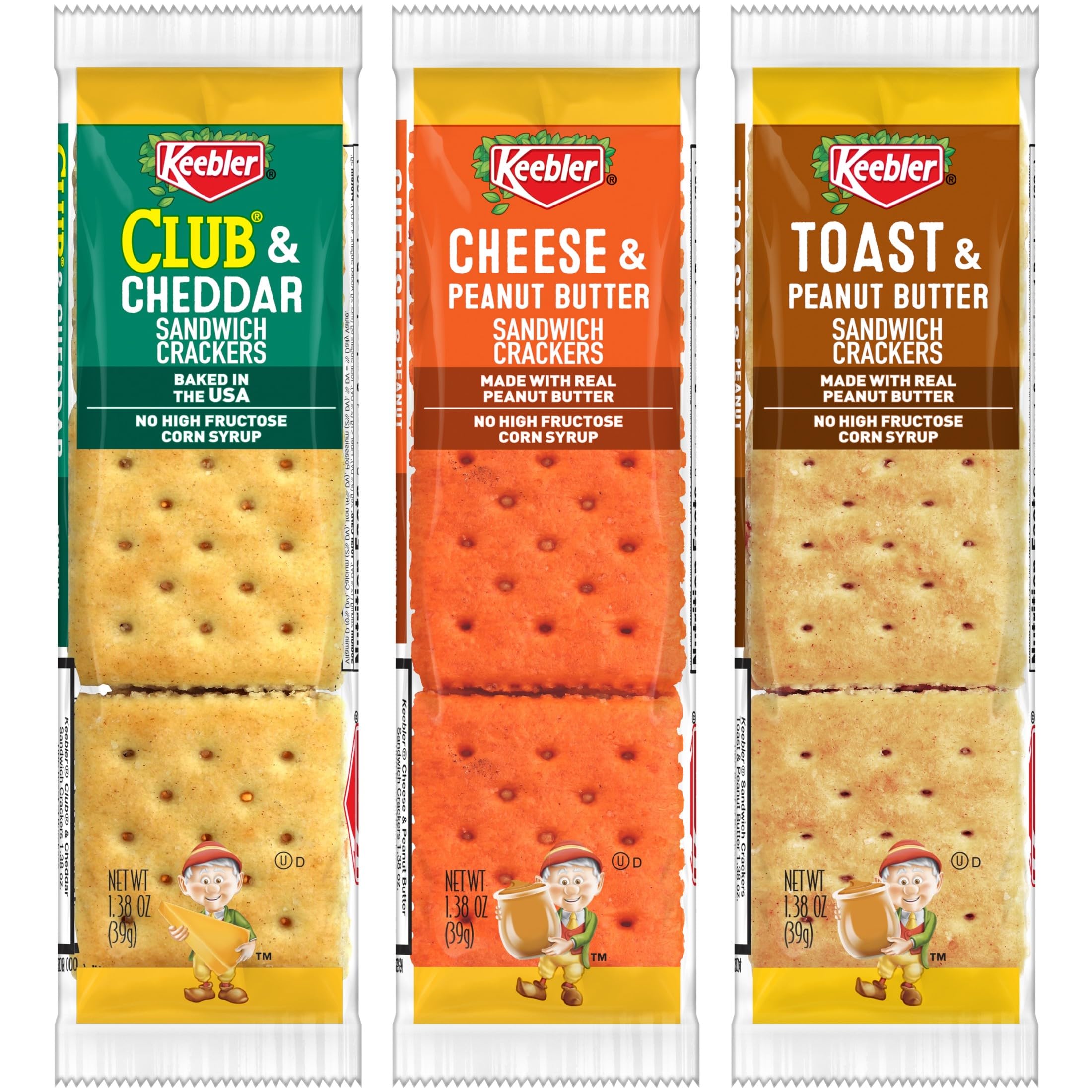 Keebler Sandwich Crackers Lunch Snacks Variety Pack 45 Packs — view 11