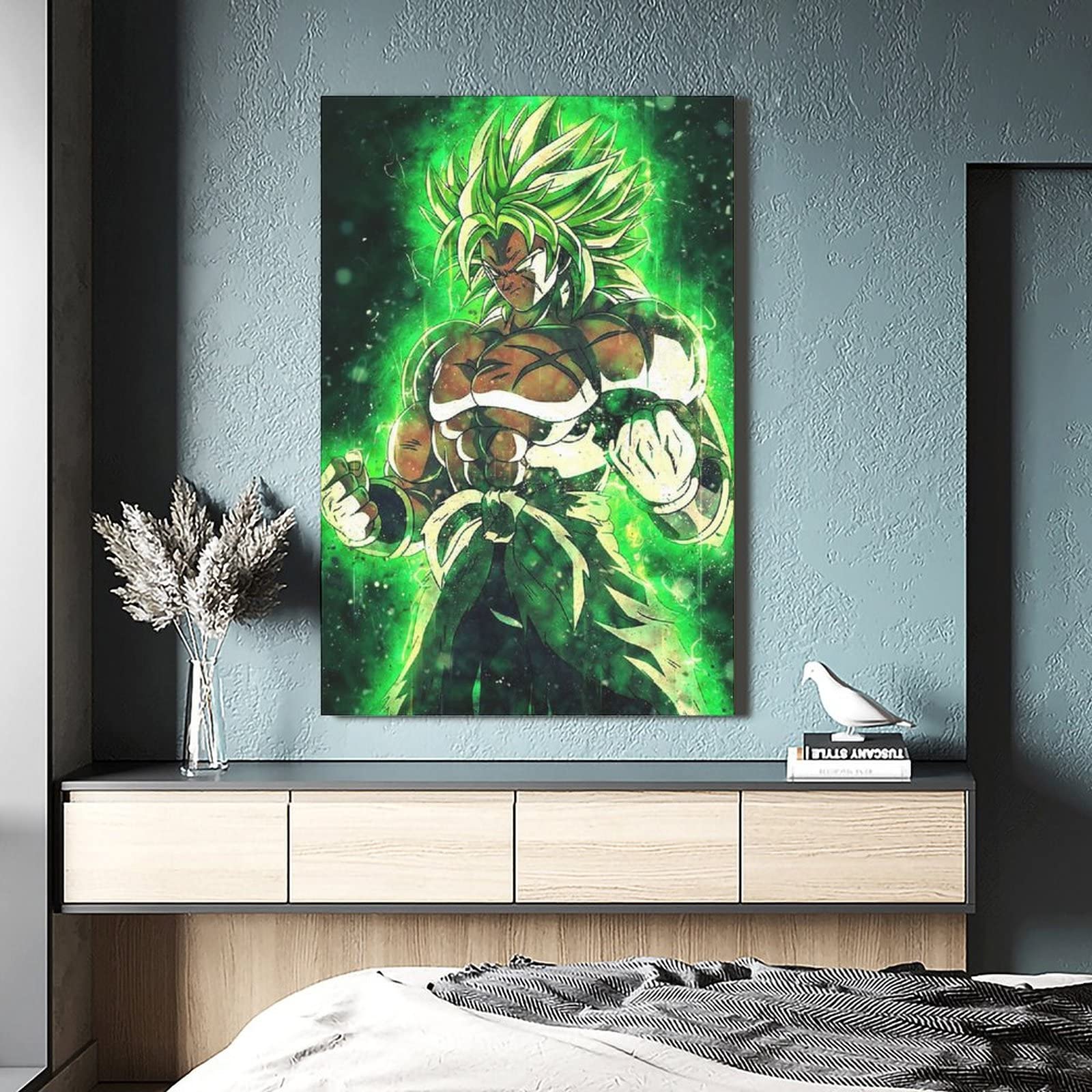 Amazon.co.jp: WANSHLI ポスター スーパーサイヤ人 邪悪なブロリー