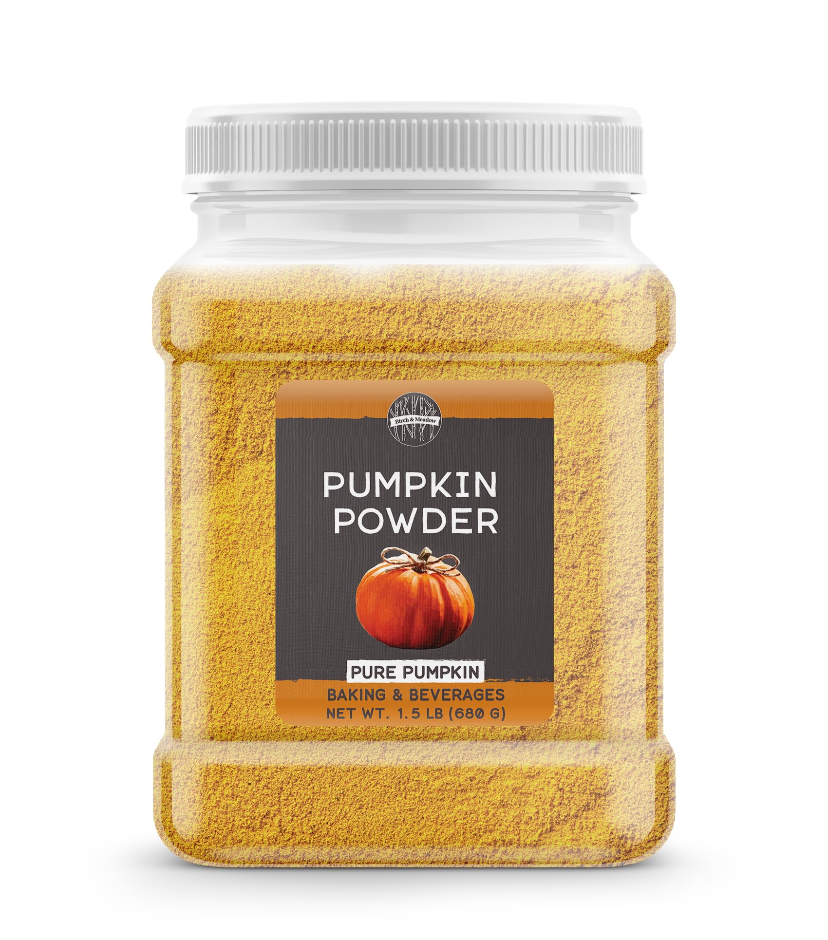 Birch & Meadow Pumpkin Powder, 1.5 lb, Smoothies & Juices, Pure Powder, Superfood