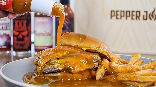 Miniatura 5 de Pepper Joe's Salsa picante de mango habanero  Salsa picante gourmet de mango al estilo caribeño con un toque de lima y picante Habanero Heat  5 onzas