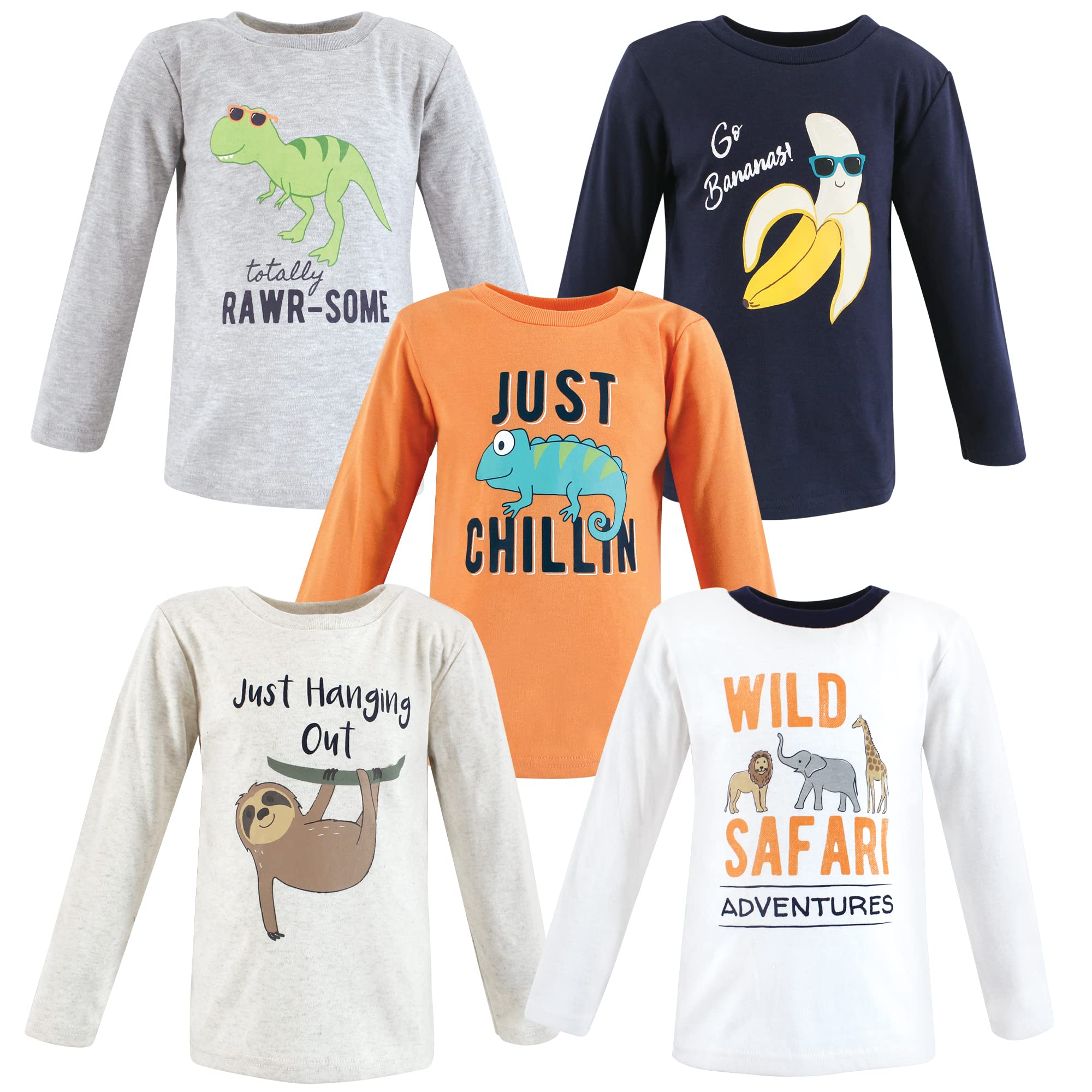 Hudson Baby Baby-Girls Long Sleeve T-Shirts
