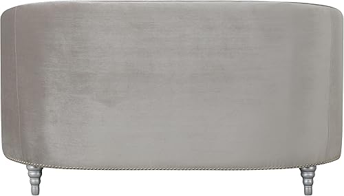 Miniatura 8 de Coaster Home Furnishings - Avonlea - Terciopelo y madera - Sofá biplaza con brazos inclinados y acolchado de diamantes de imitación - Sala de estar