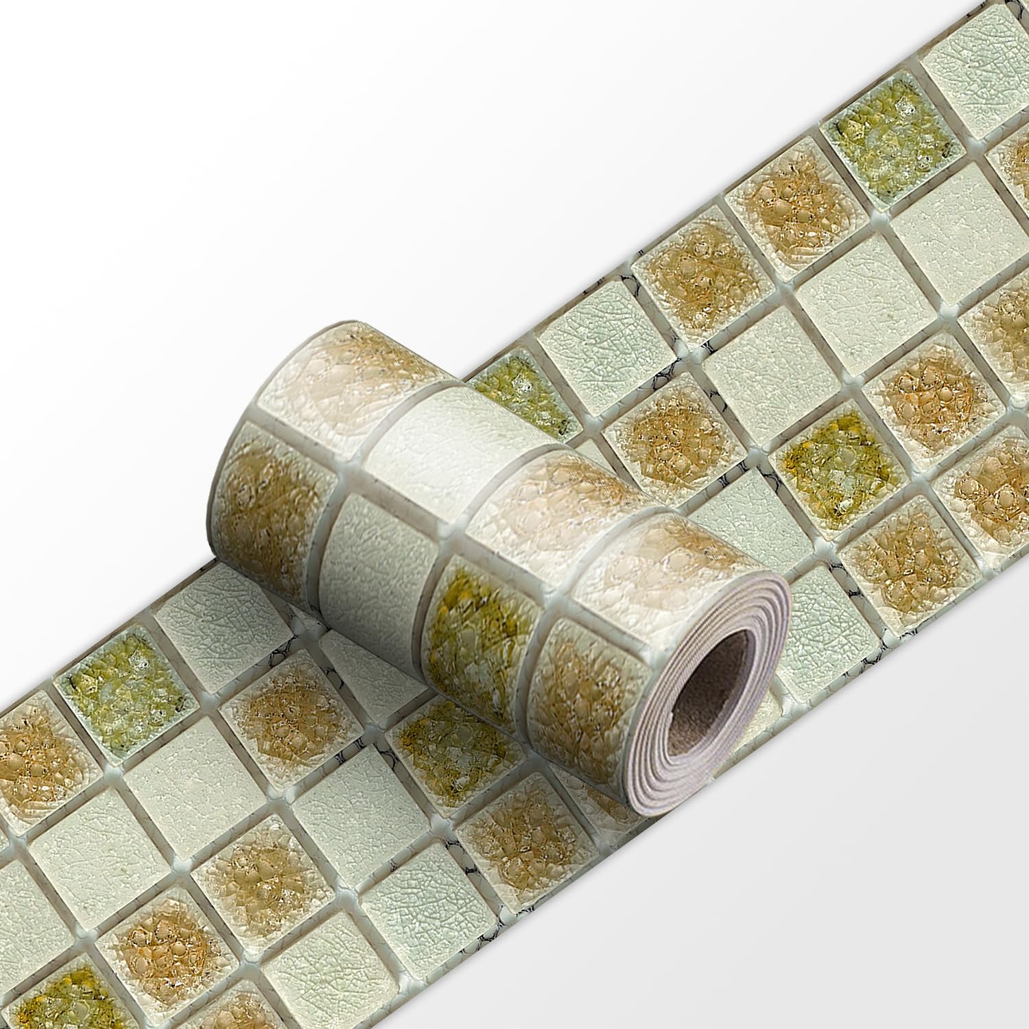 VisitRyl self Adhesive Wallpaper Border wall Tiles Decorative, Peel and Stick wall Border Bathroom Stickers YX-252 15 * 240cm
