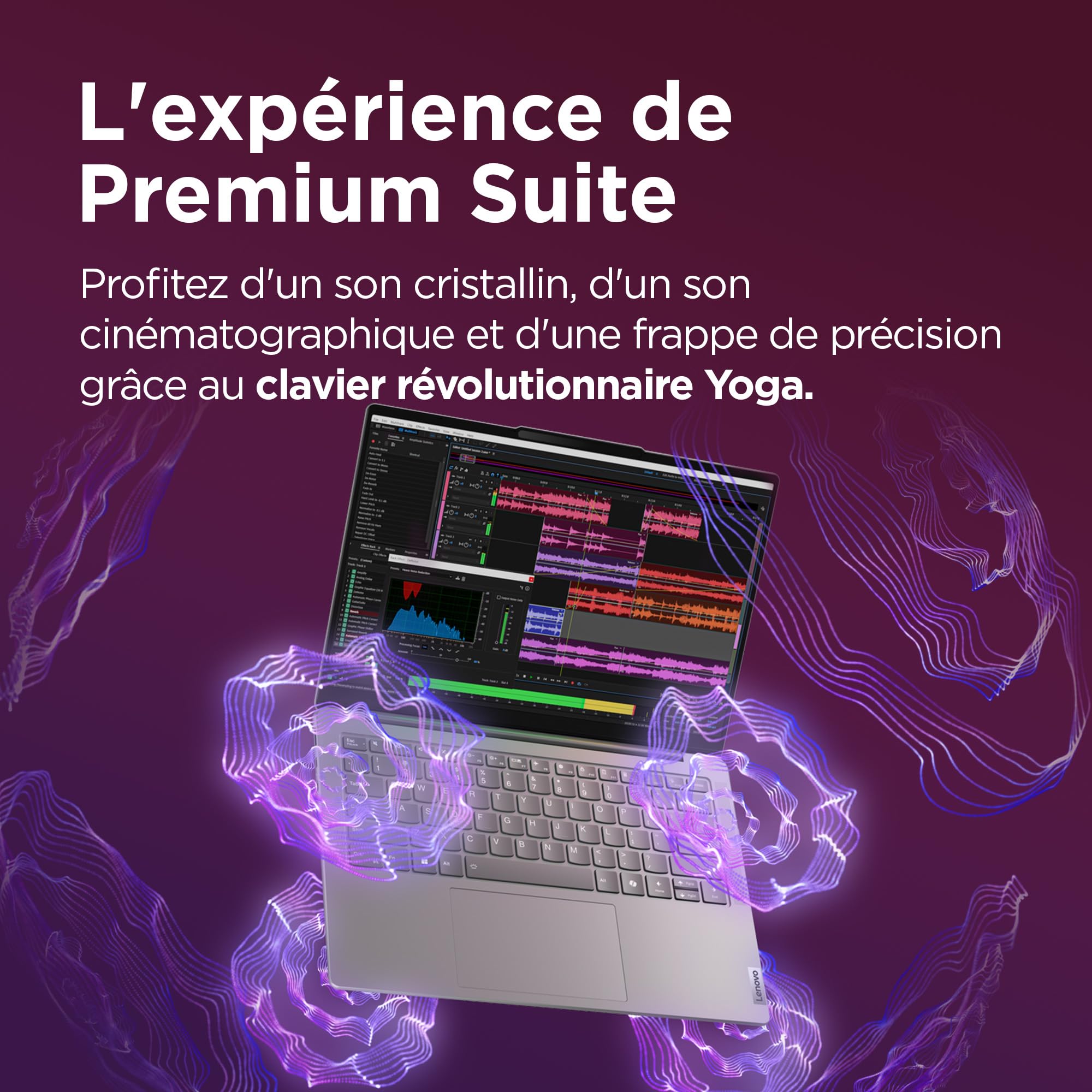 Lenovo Yoga Slim 7 14IMH9 - Ordinateur Portable 14'' OLED (Intel Core Ultra 7 155H, RAM 32Go, SSD 1To, Intel Arc Graphics,Windows 11 Home) Clavier rétroéclairé AZERTY FR - Lunaire Gris