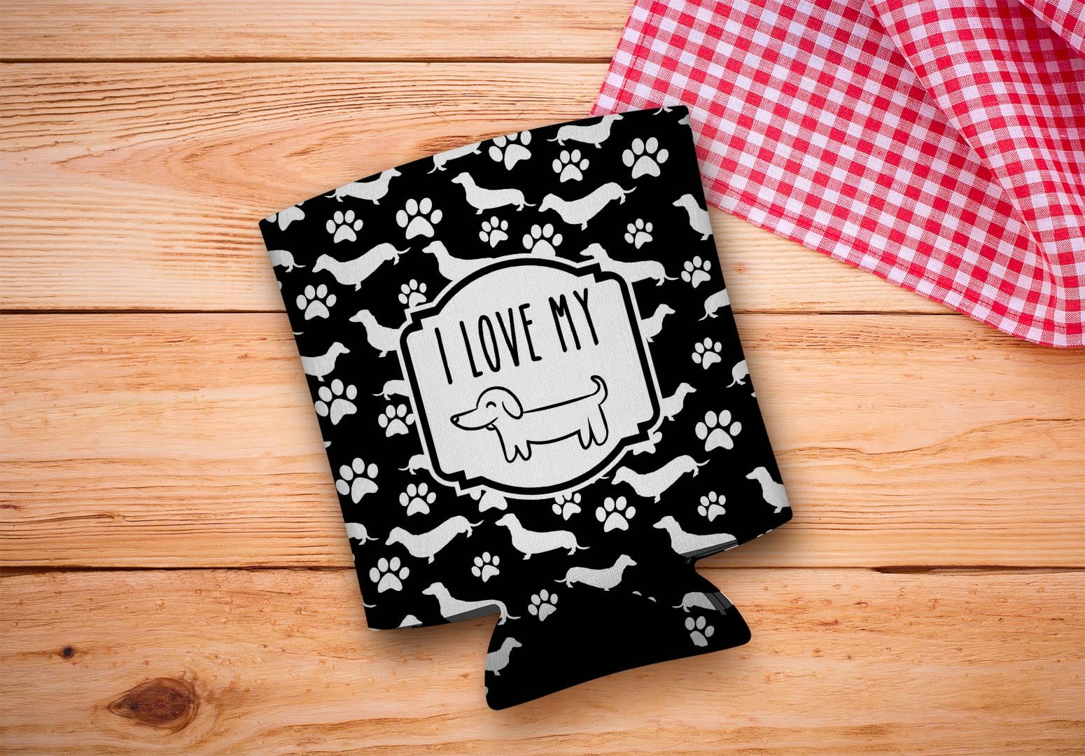 Dachshund Gifts I Love My Wiener Dog Art Dachshund Lover Gifts for Dachshund Lovers Dachshund Gag Gifts 2-Pack Can Drink Thermocoolers