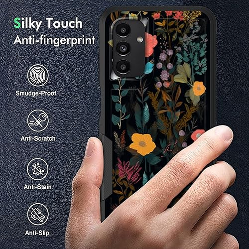 Miniatura 5 de Funda para Galaxy A13 5G, doble capa híbrida de servicio pesado resistente resistente a prueba de golpes de PC duro + funda protectora de silicona