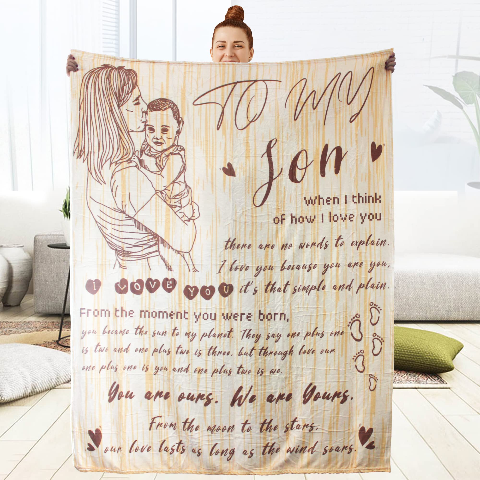 To My Son Cozy Blanket Gift From Mom Sun To Desertcart INDIA